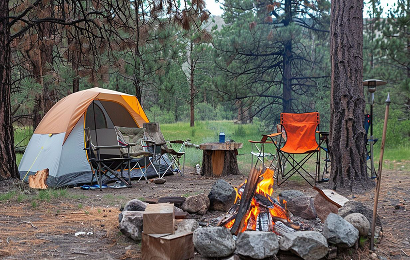 همه وسایل مورد نیاز برای یک کمپینگ ایمن و راحت