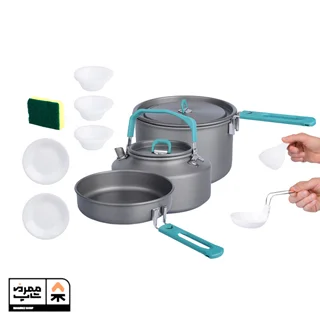 ست ظروف کوهنوردی Snow Hawk مدل SN-T 111