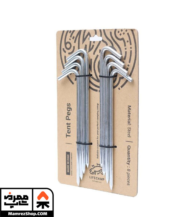 ميخ فولادي 8 تايي لايف‌کمپ کد 45850